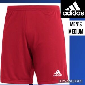 Adidas Mens Shorts Soccer Entrada 22 Red 7” Inseam Aeroready H61735 Size Medium